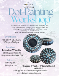 Dotable Mandalas Workshop -January 11