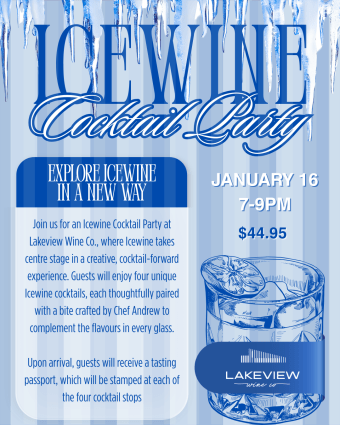 Icewine Cocktail Party - Jan 16