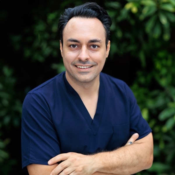 Saeed, Patient Coordinator Braced in BC