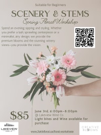 Scenery & Stems: Spring Floral Workshop - June 3