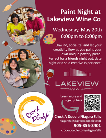 Crock A Doodle - Paint Night at Lakeview Wine Co.