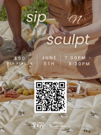 Lost 'n the Vines Sip & Sculpt Yoga - June 5