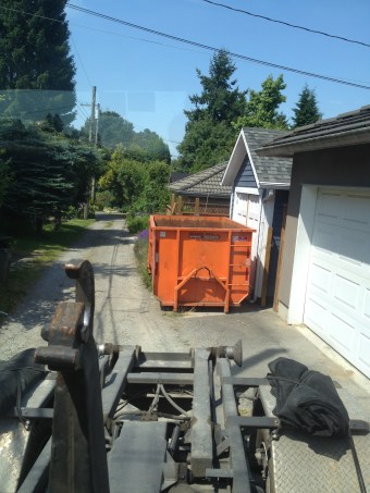 Basement Renovation Bin Rental in Vancouver