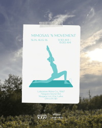 Mimosas 'N Movement with Lost 'N Found Yoga - Aug 16