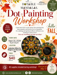 Dotable Mandalas Paint Workshop - Sept 22
