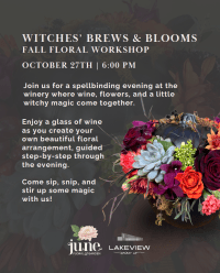 June Florals Fall Floral Workshop: Witches' Brews and Blooms - October 27
