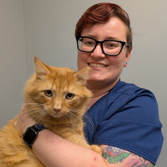 Sam, Fayetteville Licensed Veterinary Technician